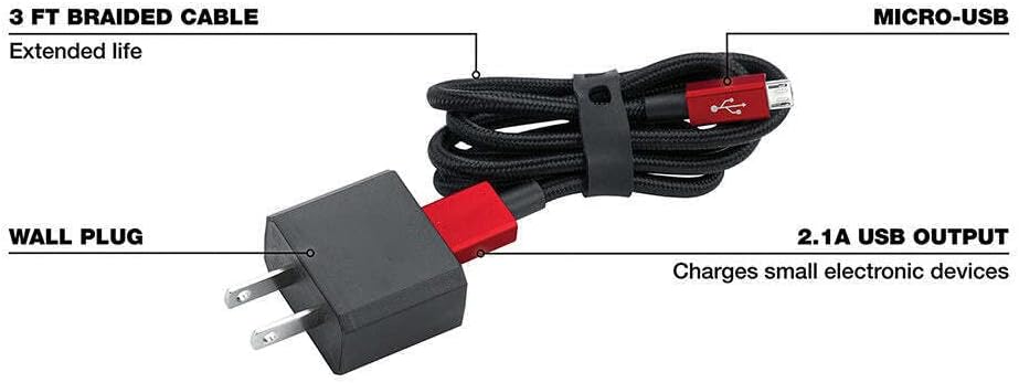 48-59-2013 Suitable for Milwaukee REDLITHIUM USB Charger and Portable Power Source Kit8
