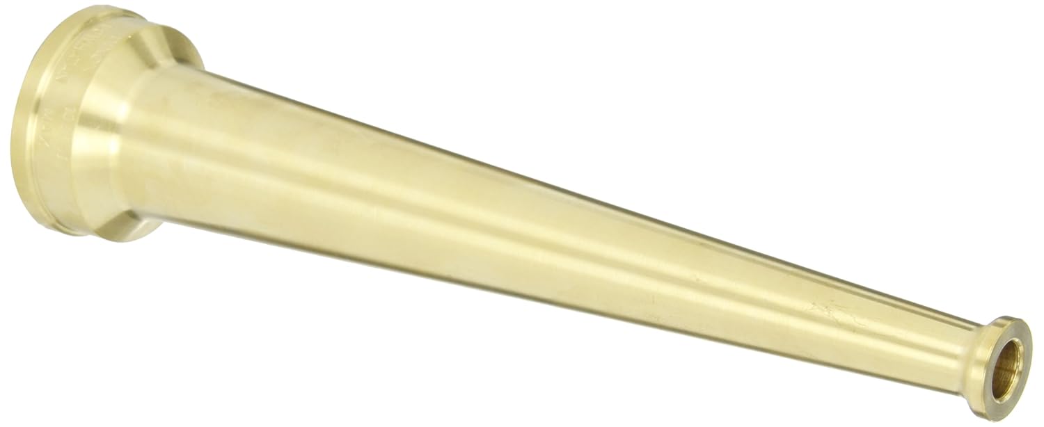 Dixon Valve BN15F Brass Fire Equipment, Plain Hose Nozzle