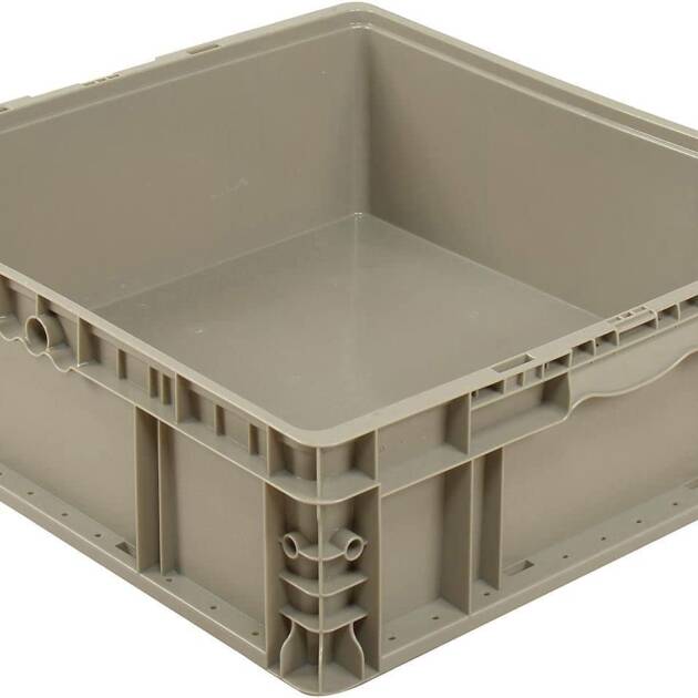 Monoflo Global Industrial Straight Wall Container Solid Gray1