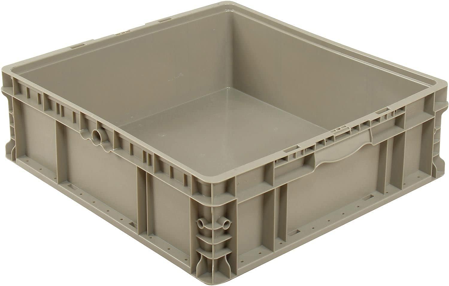 Monoflo Global Industrial Straight Wall Container Solid Gray1
