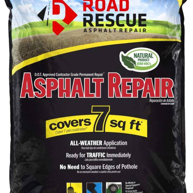 Road Rescue Black Asphalt Repair 50 lb.