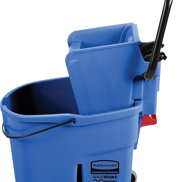 Rubbermaid FG758888BLUE WaveBrake 2.0 Bucket-Wringer Combos