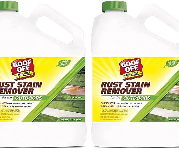 RustAid GSX00101 Goof, 1 Gallon GAL Rust Stain Remover (Four Pack)