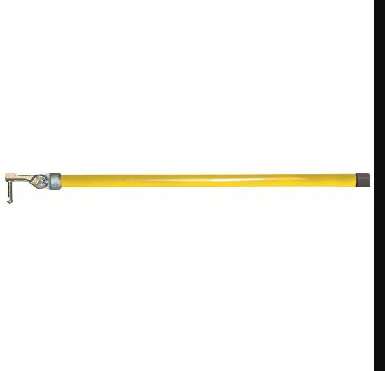 Salisbury Hot Switch Stick, Yellow, Fiberglass, 8 ft., X-10, Manual, Normally Open, Screw Terminal, 1-way, Push Button, Metal, 1 Count, ASTM F711, Remote1