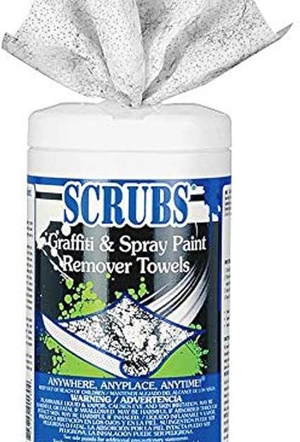 Scrubs 90130CT Graffiti-Spray Paint Remover Towels
