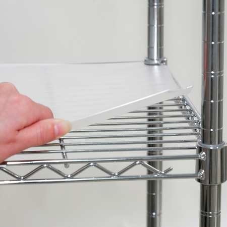 Shelf Liner, 36 x 24 in., Clear, PK4