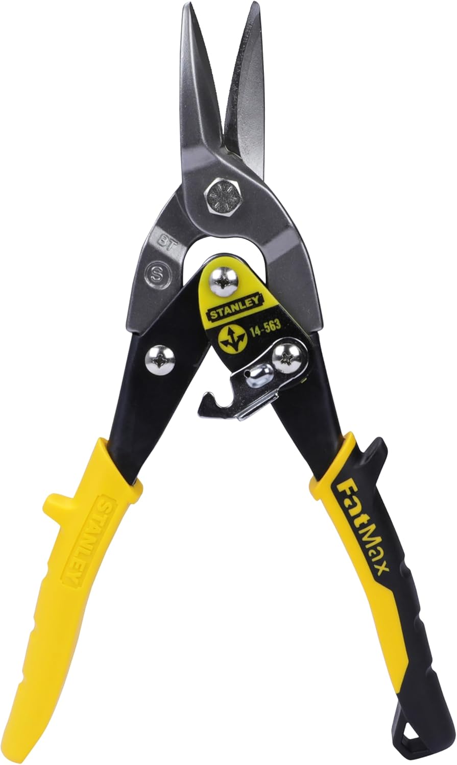 Stanley 2-14-563 MaxSteel straight Aviation Snips