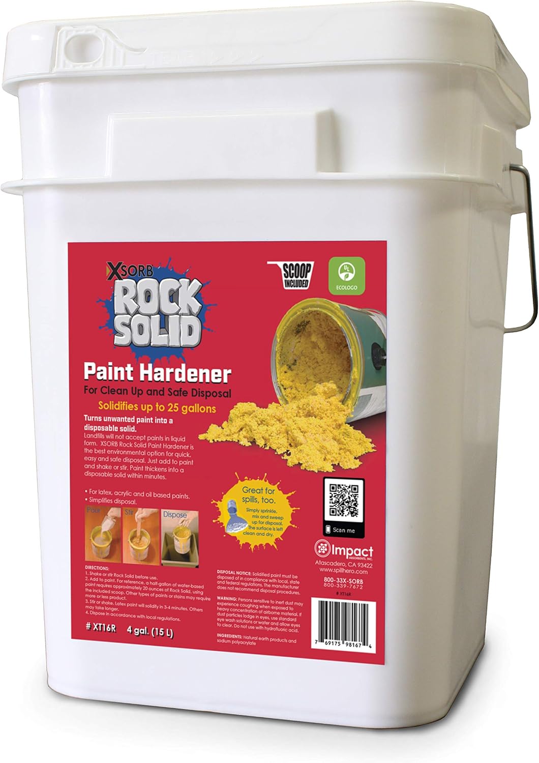 Xsorb Rock Solid Paint Hardener (4 Gallon Pail)